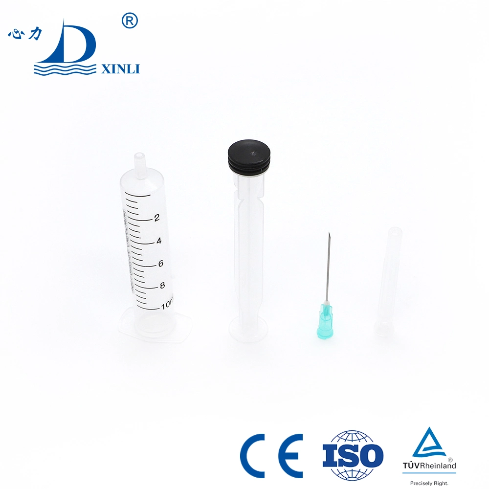 3-Part Disposable Sterile Medical Injection Animal Syringe for Veterinary Luer Lock