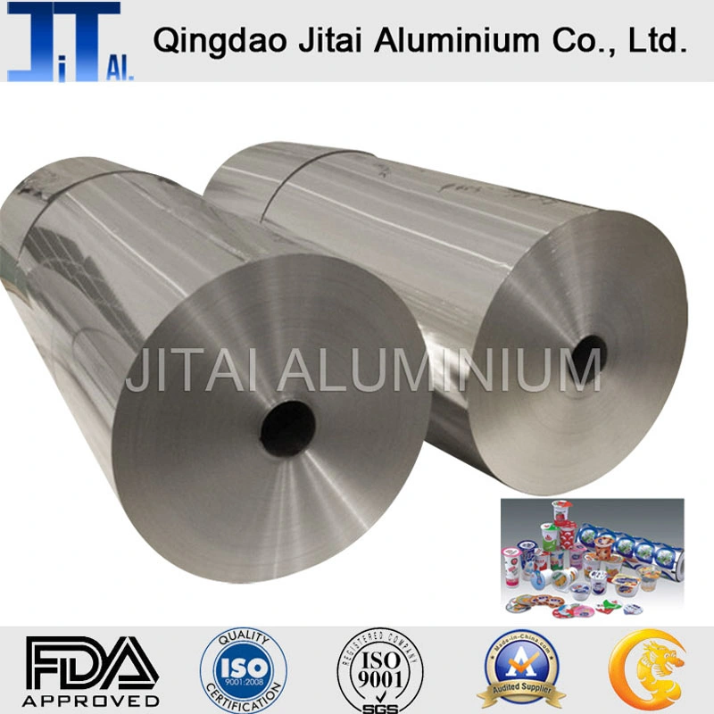 Industrial Pharmaceutical Tablet Ptp Tin Foil Aluminium Paper Seal Induction Liner Jumbo Blister Food Packaging Roll