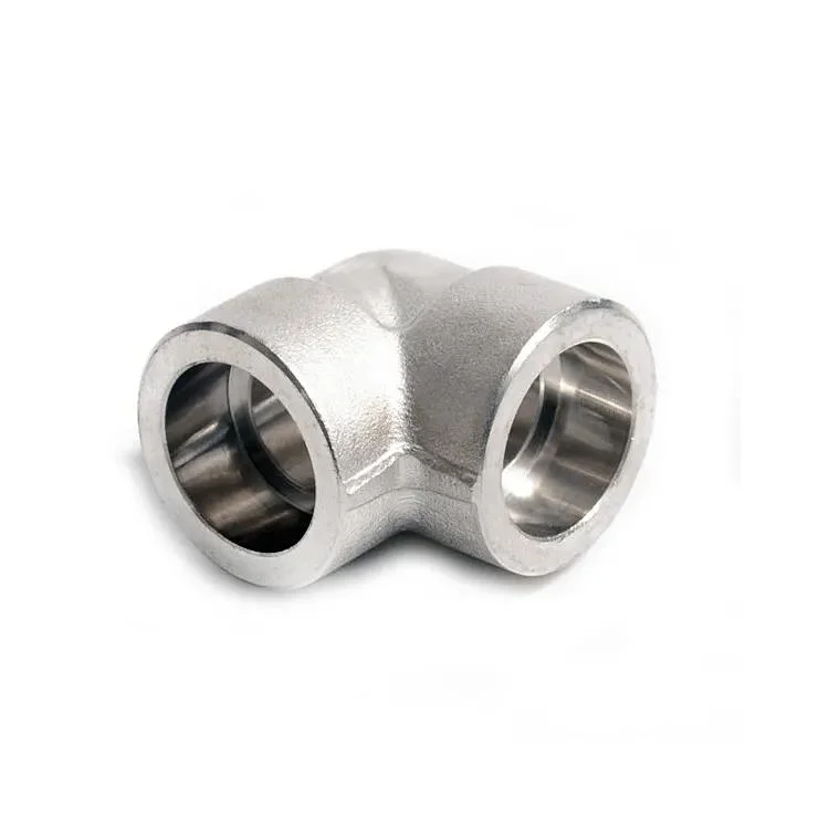 Q235 Carbon Steel Pipe Fittings - Double Internal Thread Pipe Fittings -90 Degree Socket Elbow