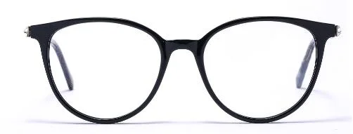Nouveau design rond multicolore montures de lunettes élégantes et stylées pour femmes en acétate.