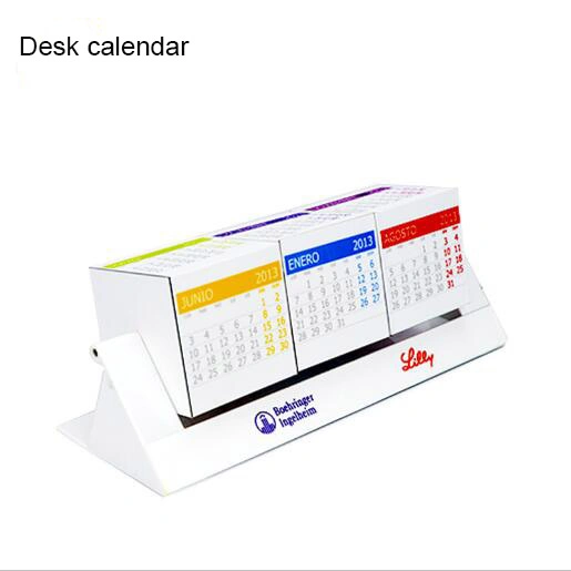 Customized Sticker Desk Calendar Magic Cube Promotional Toy Office Gift