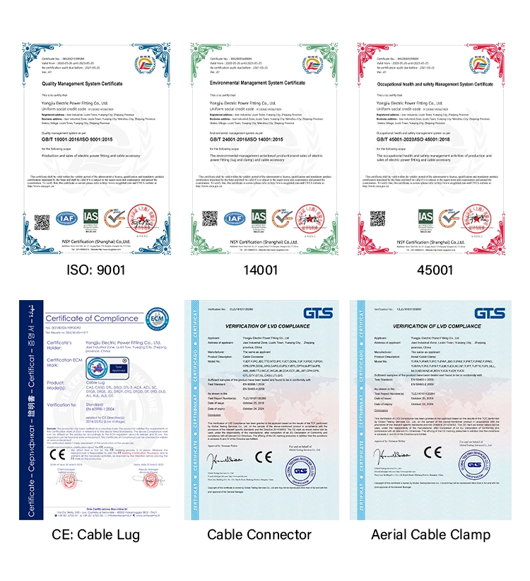 Basiccustomization Tension Dead End Cable Clamp FTTH ADSS Drop Cable