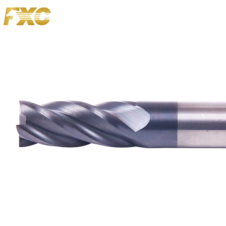 4 Flute HRC50 Solid Carbide End Mill Diamond Coating Cutting Tool