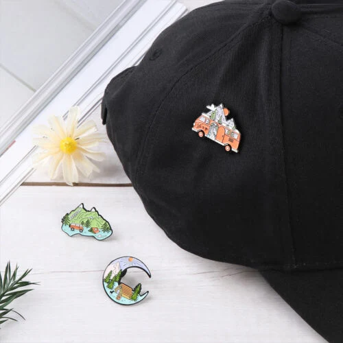 China Manufacturer Custom Hat Pins Hard Enamel Promotional Gifts Creative Enamel Pin Set