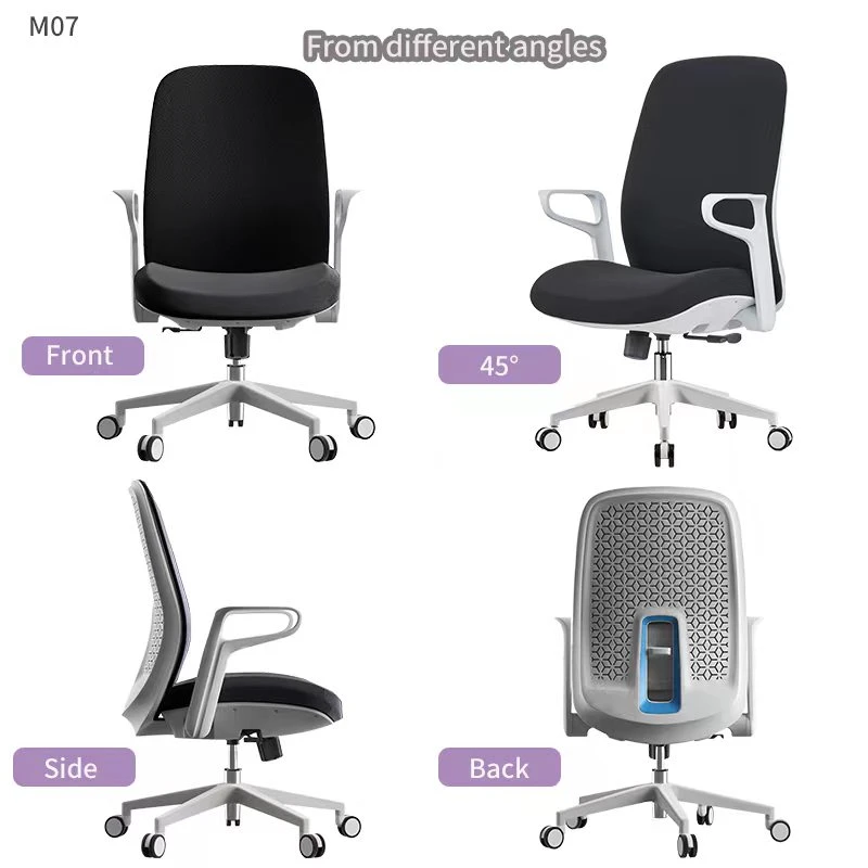 Beispiel Anpassung MID Back Executive Moderne ergonomische Bürostühle Mesh Aufgabe Büro Personal PC Drehbares Gaming Einstellbare Armlehne Bürostuhl Möbel