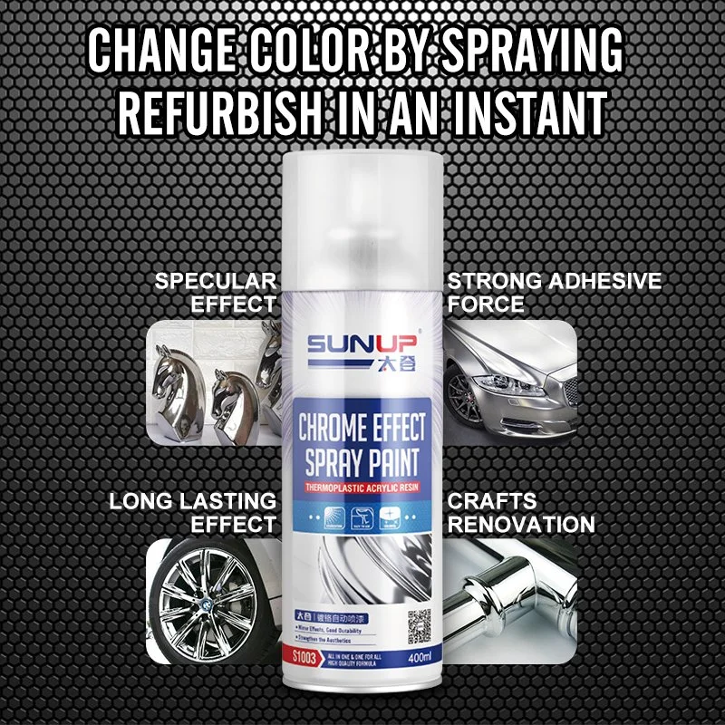 Sunup Chrome Effect Supplies Pintura En Aerosol Acrylic Spray Paint