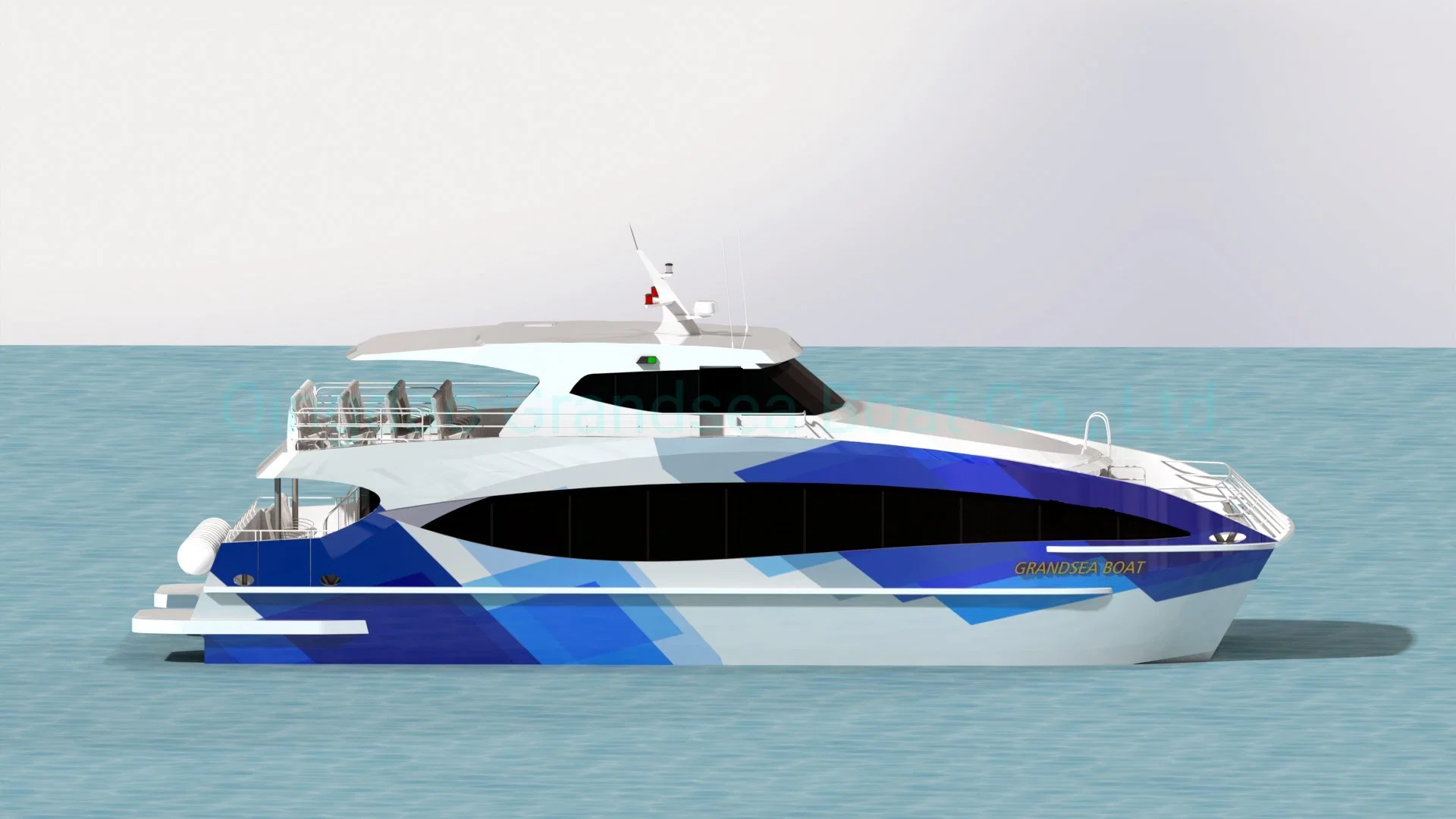 Ferry de catamarán de pasajeros de aluminio de 20 metros y 67 pies chino en venta en Filipinas.