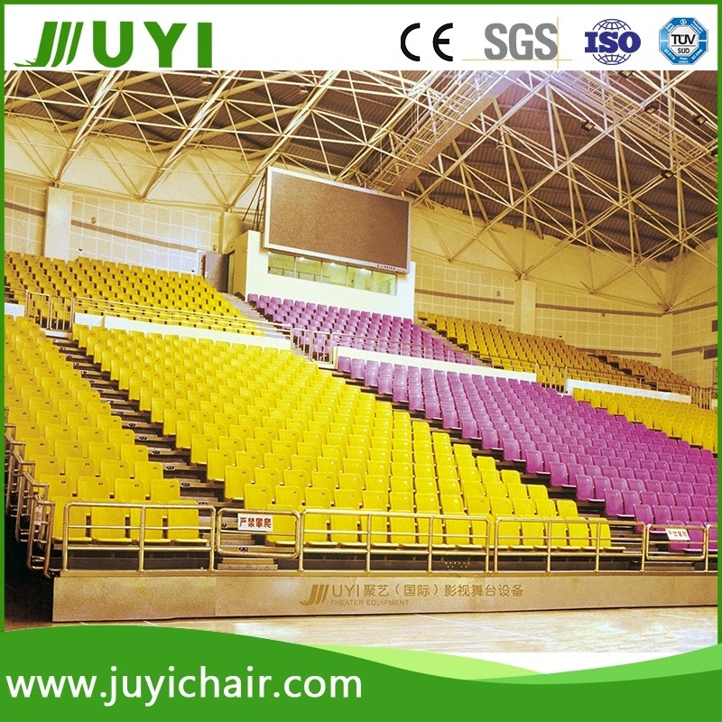 Floor Mounted Telescopic Seats Retractable Seating Gym Bleacher Seating System Jy-769