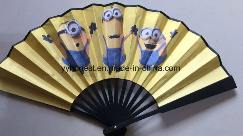 Unique Gift Decorative Handmade Cartoon Bamboo Folding Hand Fan