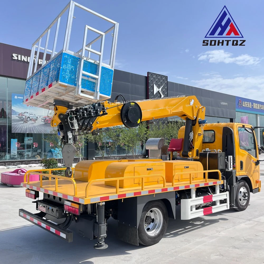 Haitai 16m 18m 20m 22m 24m 26m 32m Manned Truck with Aerial Work Platform Truck for Sale