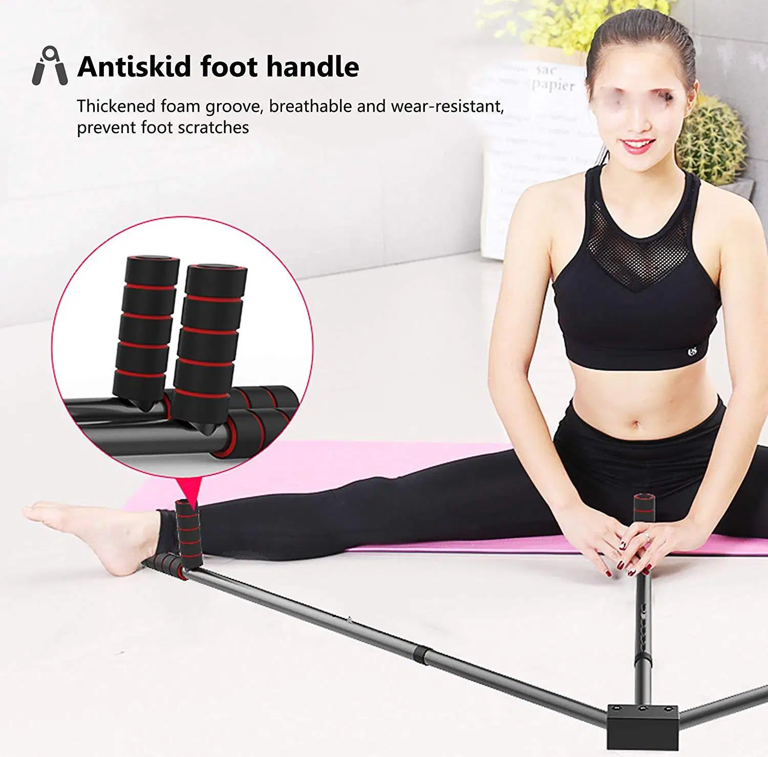 Leg Stretcher Steel Material, Leg Split Stretching Machine Stretching Equipment Flexibility for Ballet, Yoga, Dance, MMA, Taekwondo & Gymnastics Esg12934