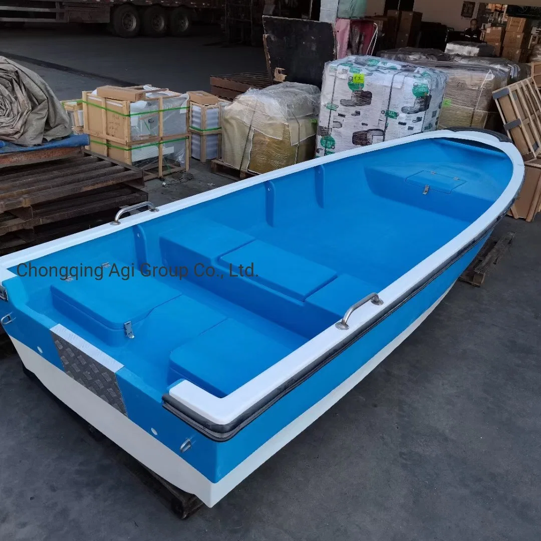 Double-Deck Fiberglass Fishing Boat Cleaning Ship