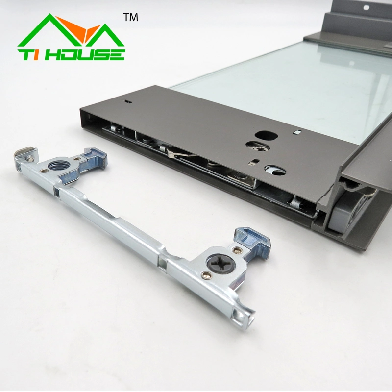 LED Transparent Glass Drawer Box Cabinet Hardware Tandem Box