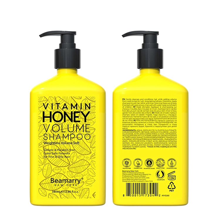 Beamarry Sulfate Free Honey Hair Shampoo Customizable Private Label Natural Hair Shampoo for Personal Care