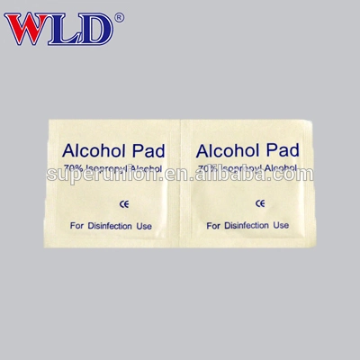 30-60grm/Sq Adultos o niños suministros médicos desechables Alcohol pastillas Prep.