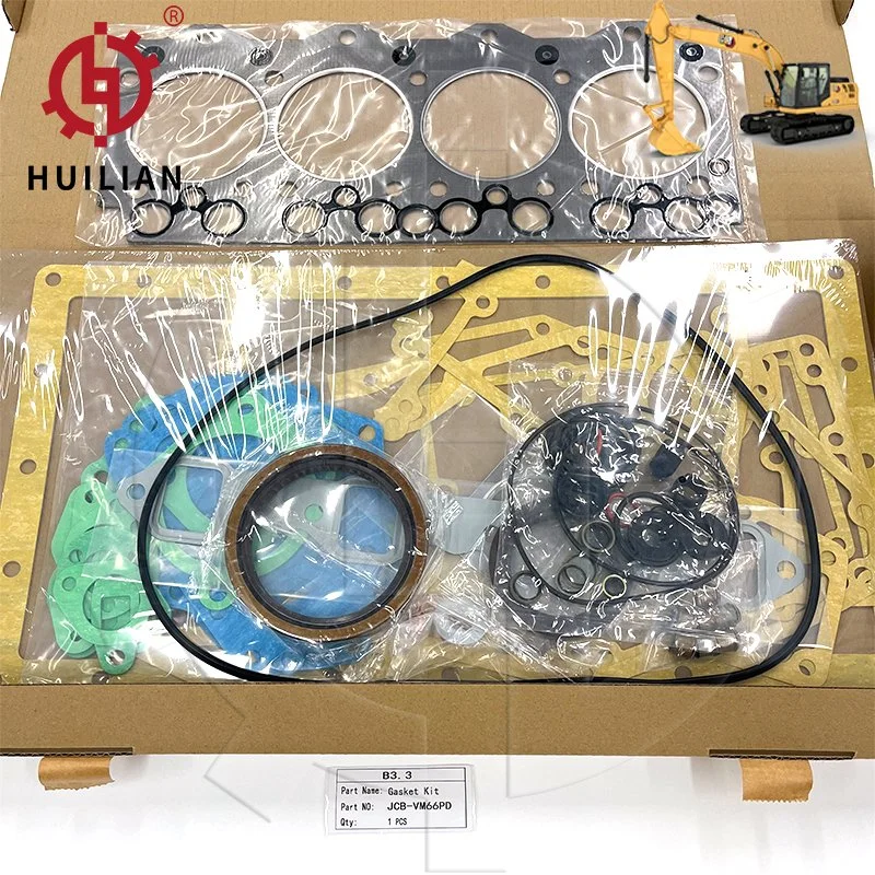 B3.3 Engine Full Gasket Kit 3800939 4955996 Repair Kit Overhaul Kit for Jcb-Vm66pd Excavator Parts