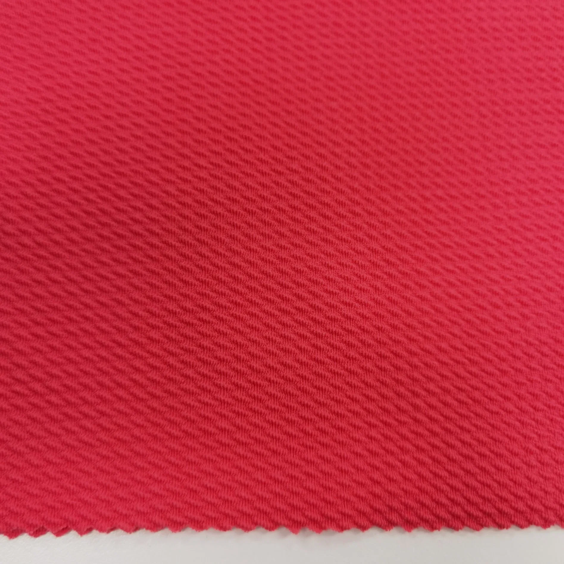 Customized Polyester Stretch Knitted Jacquard Jersey Clothing Fabric Sweater Soft Knit Stretch Cloth Material