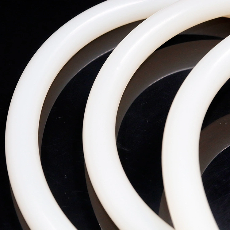 Industrial White High Temperature Resistant Silicone Round Strip Solid Non-Slip O-Ring Waterproof Sealing Strip