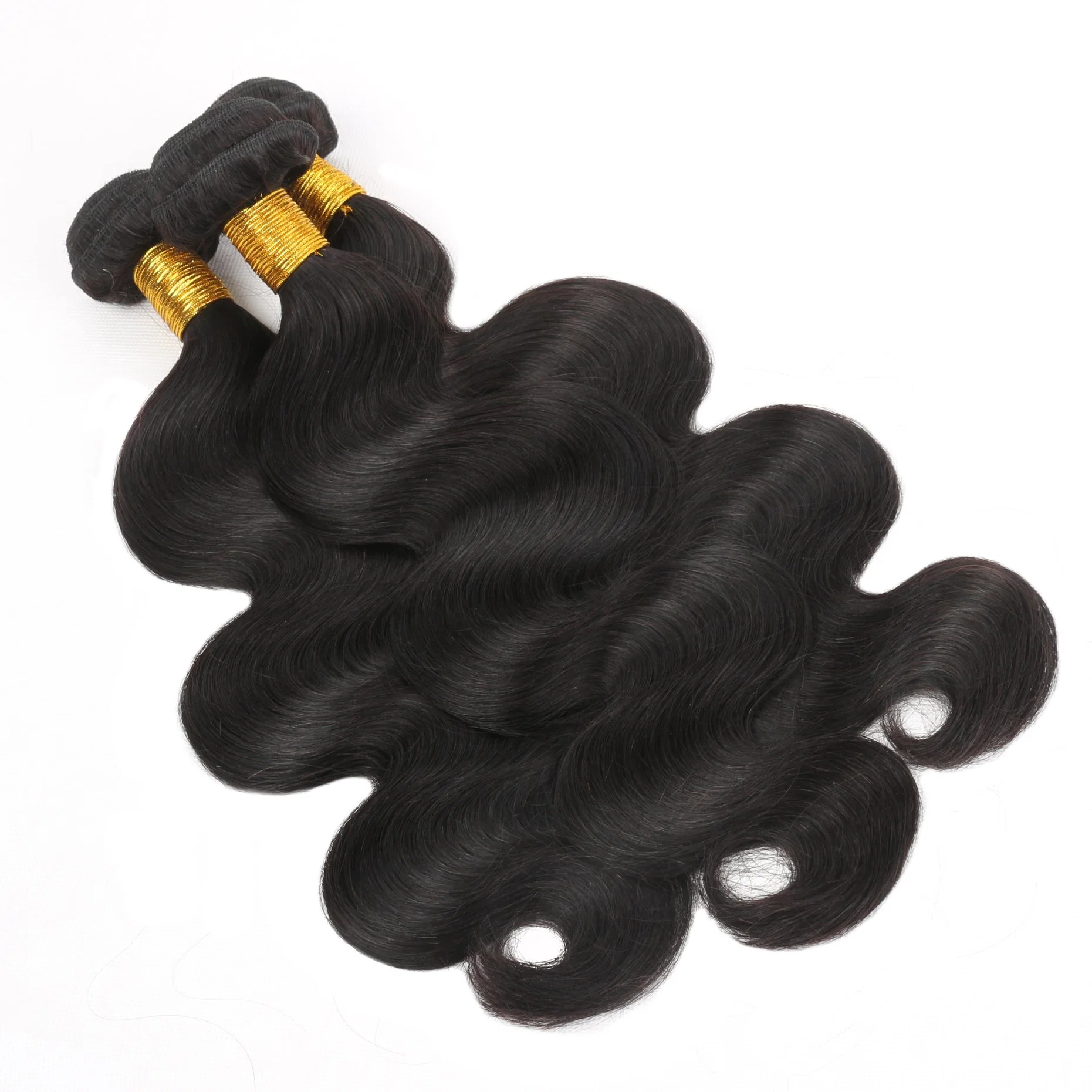 Virgin Body Wave Indian Temple Hair Weft