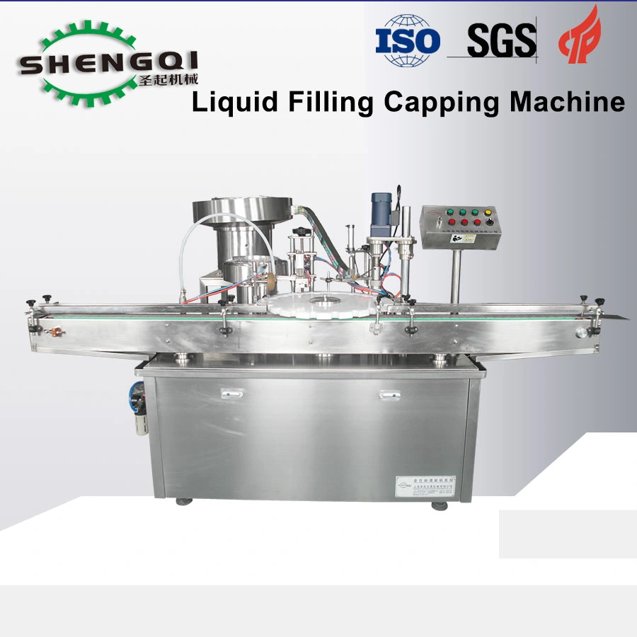 Pharmaceutical Cough Syrup Filling Machine for Glass or Pet Bottles