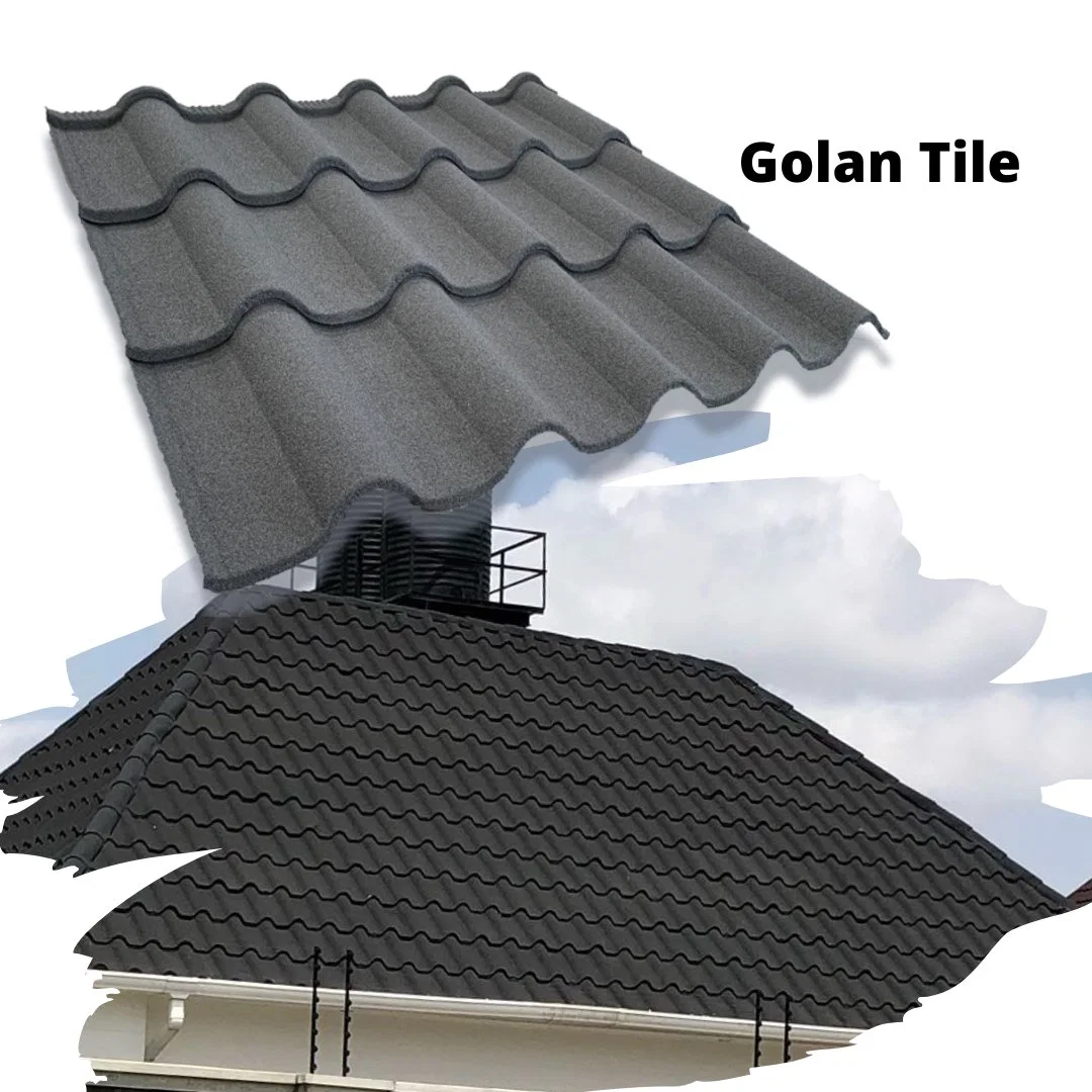 European Standard Black Stone Coated Roofing Tile Galvalume Zinc Roofing Sheet Shingle Stone Coated Construction Building Materials