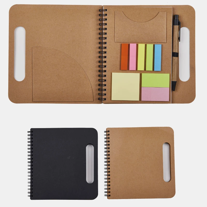 Hot Selling Eco-Friendly Spiral Notebook with Pen