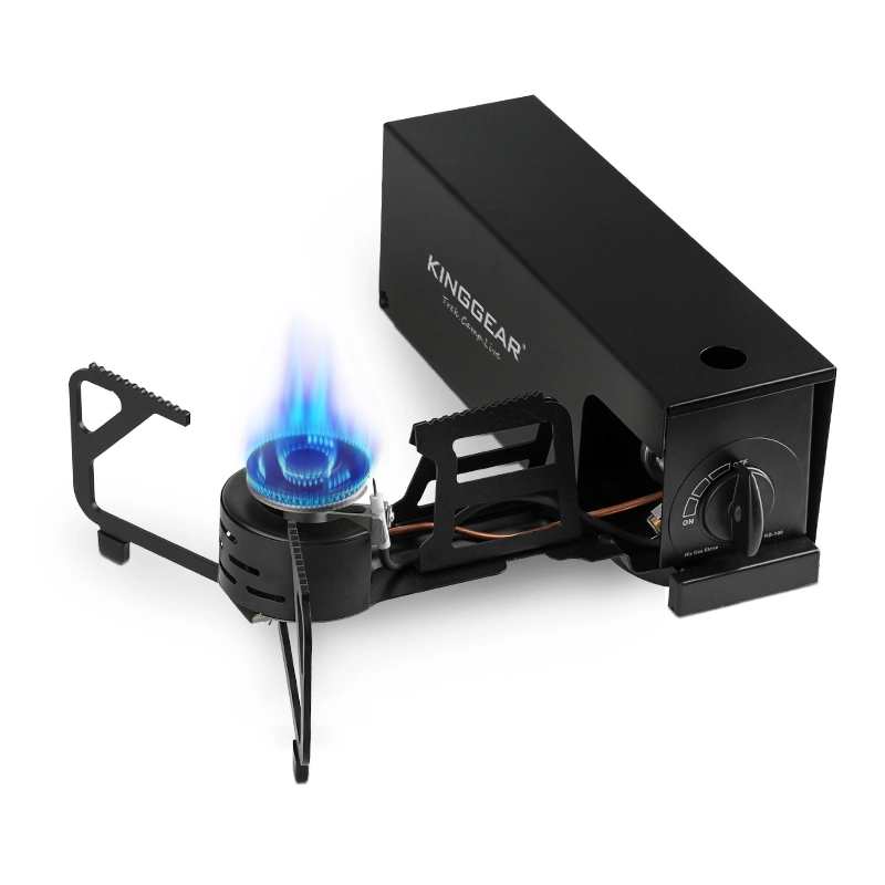 Propane Butane Stove Portable Lightweight Custom Logo Stove Camping Folding Gas Stove