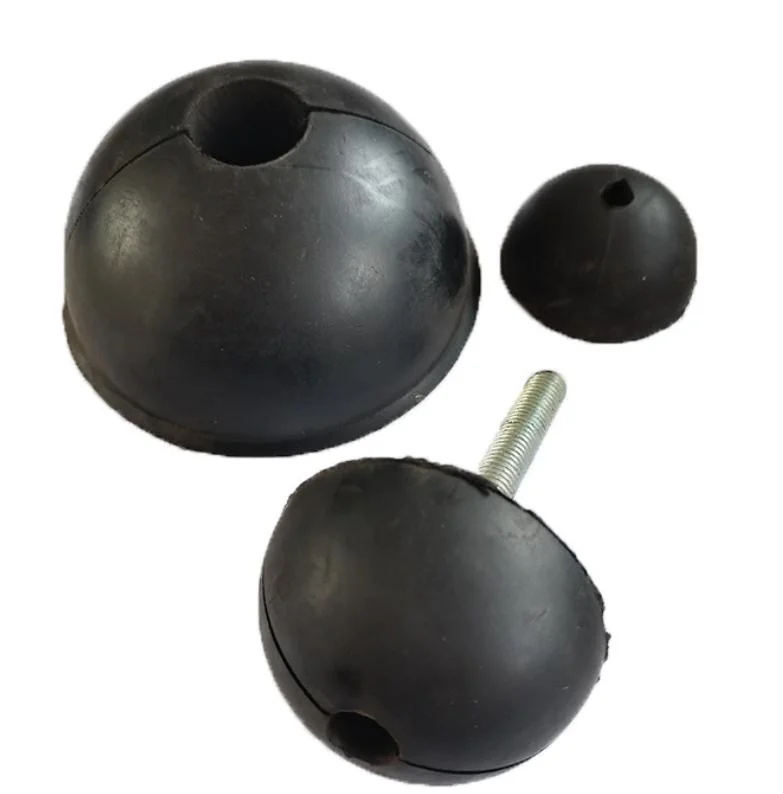 Rubber Ball Former Recess with Screws and Wing Nuts for Spherical Anchor Cement