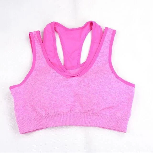 Exercise Fitness Active Wear Crop Workout Top Women Backless Yoga Sports Bra