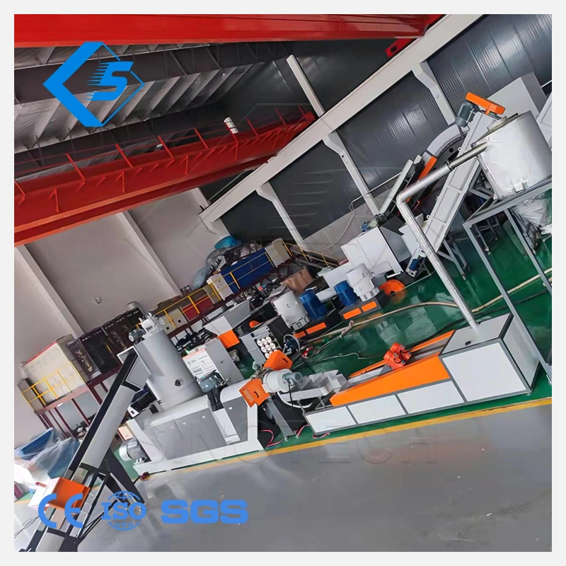 2023 Sino-Tech PP, PE Film, PP Fiber Waste Plastic Washing Machine Floating Tank Floating Washer Plastic Recycling Film Washing Drying Pelletizing Line