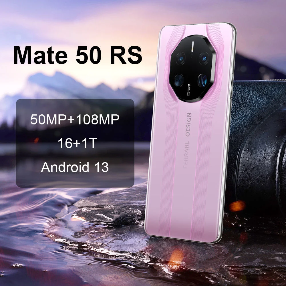 7.2 pulgadas Mate50 Nuevo Smartphones4G/5G de telefonía móvil de red 16g+1 tb 8000mAh 50MP+100MP Dual SIM del teléfono móvil desbloqueado Android