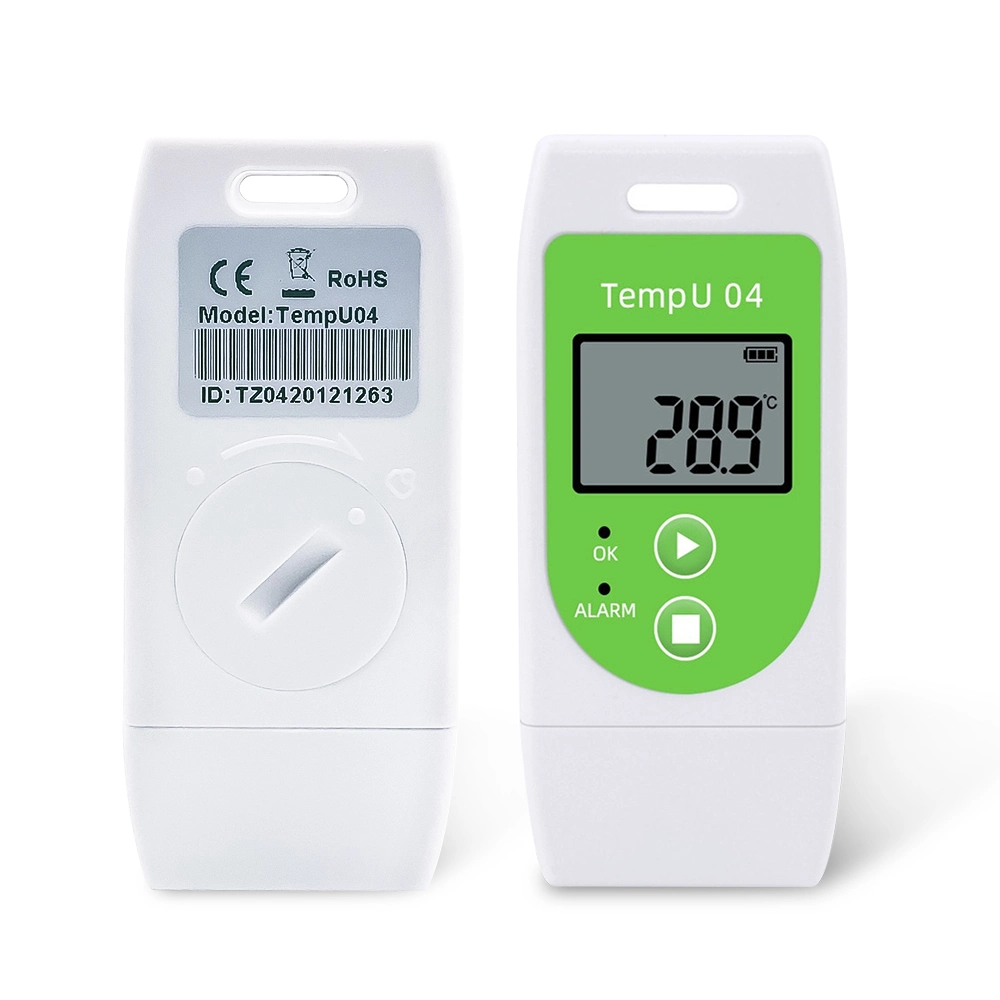 La temperatura USB Data Logger Registrador de temperatura reutilizables Informe Pdf Puerto USB 32000 puntos