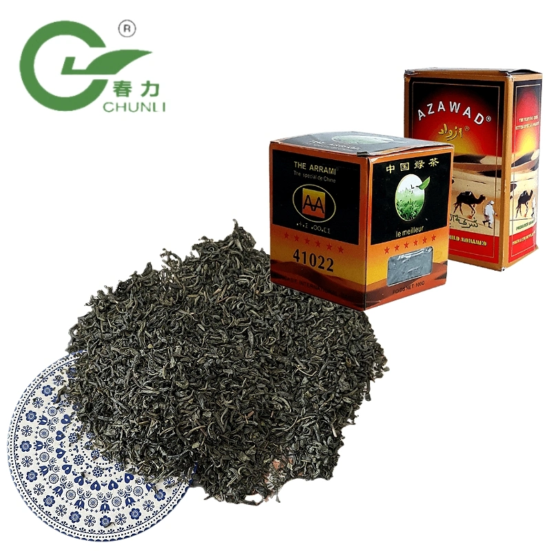 شاي أخضر صيني جديد على أفضل مستوى شاي بلون أخضر 4011/41022 من أجل أفريقيا