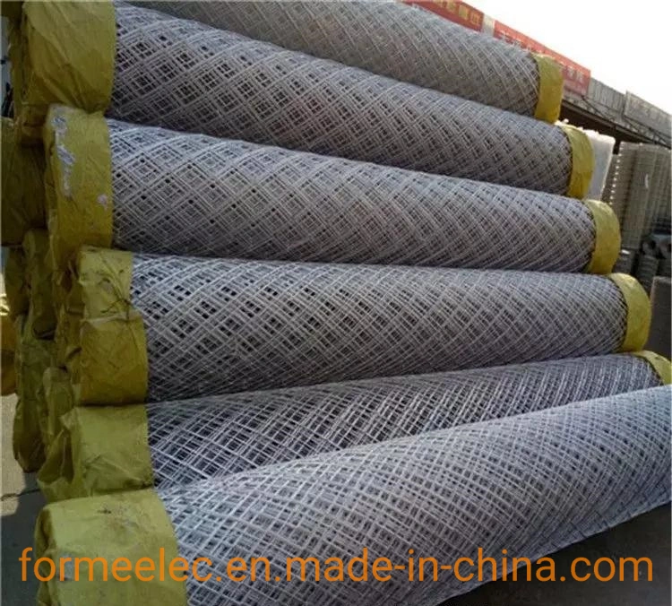 Plain Steel Mesh Construction Steel Mesh Antirust Paint Diamond Mesh