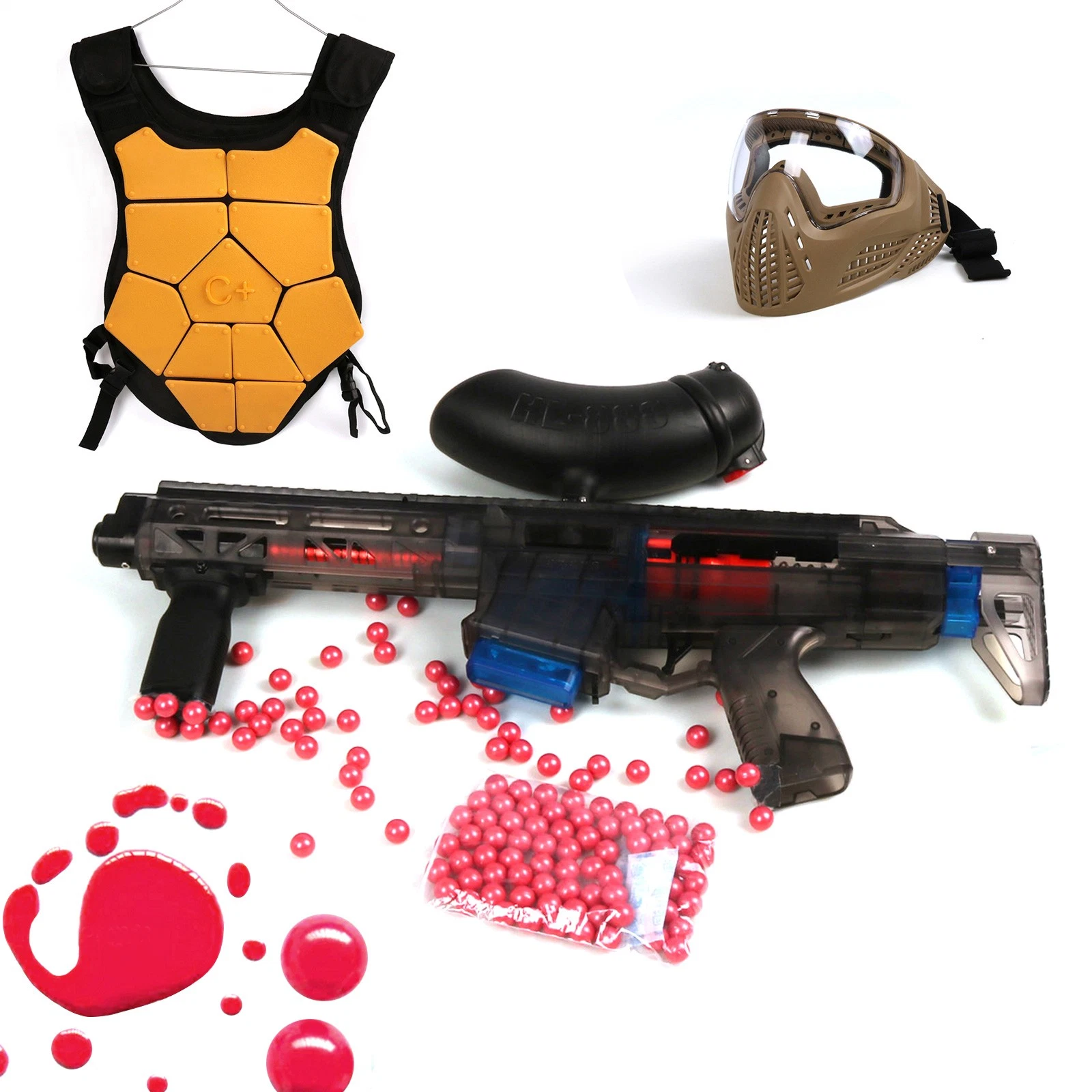 Arma del airsoft del Mayorista/Proveedor de plástico de rifle competitiva Blow-Back Real CS de metal o de Gas Paintball disparo de bala suave Blaster engranaje táctico para adultos