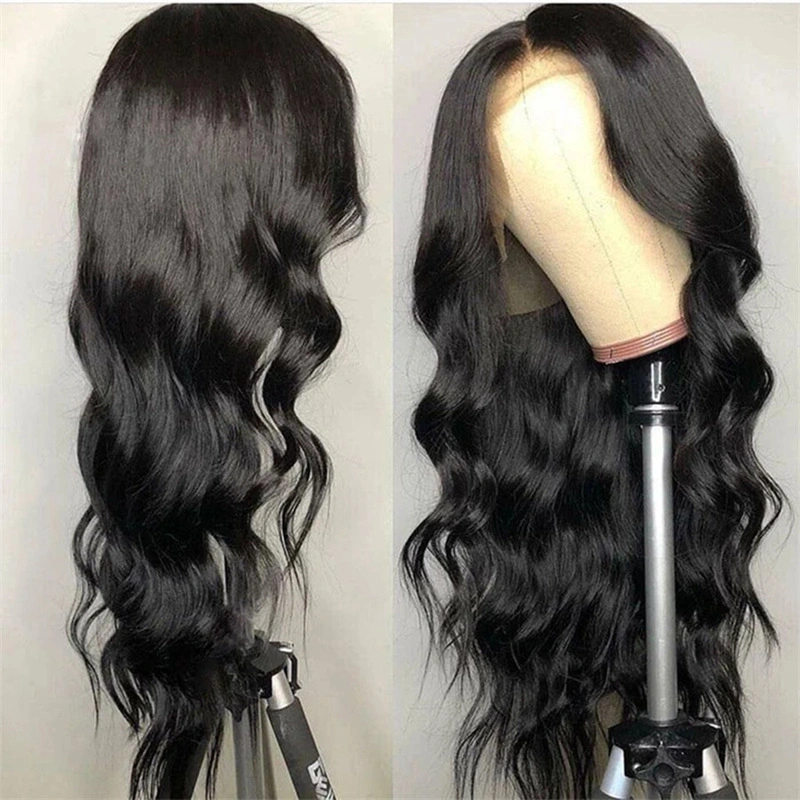 Amazon Hair Weave Long Curly Chemical Fiber High Temperature Wire Hair Wig with Center Parting