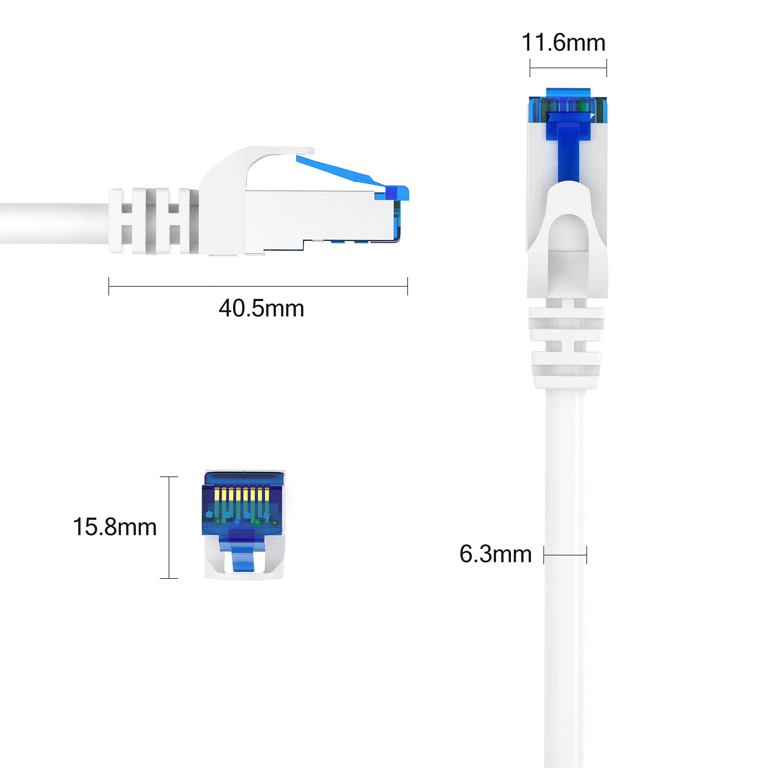 Cat. 7 Network Cable 0, 25m Black