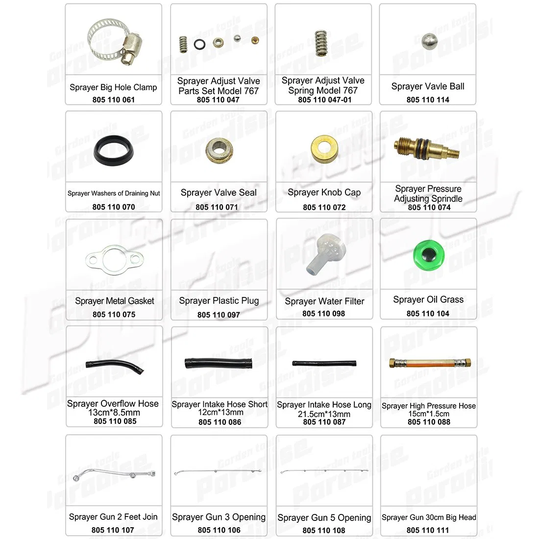 Water Outlet(Brass) Fit for TU26 Sprayer Parts