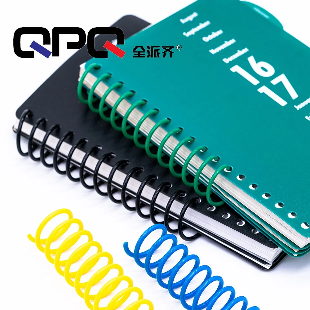 Free Sample Plastic PVC Binding Spiral Office Supply Factory Supplier