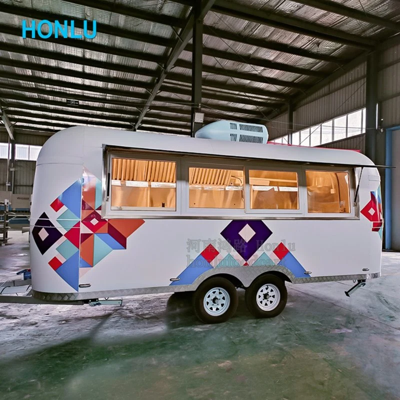 China Kiosk de aperitivos móviles personalizados Carro de camiones de comida para el café Helado