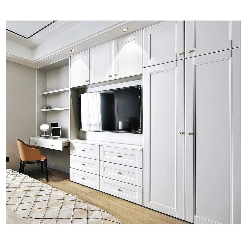 Prima Modern Popular Style Elegant Living Room Furniture Wooden Material Clothes Open by Hinge Wardrobe