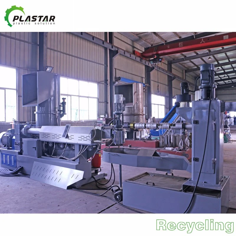 Competitive Price Side Force Feeder PP PE Scraps Plastic Pelletizing Machine