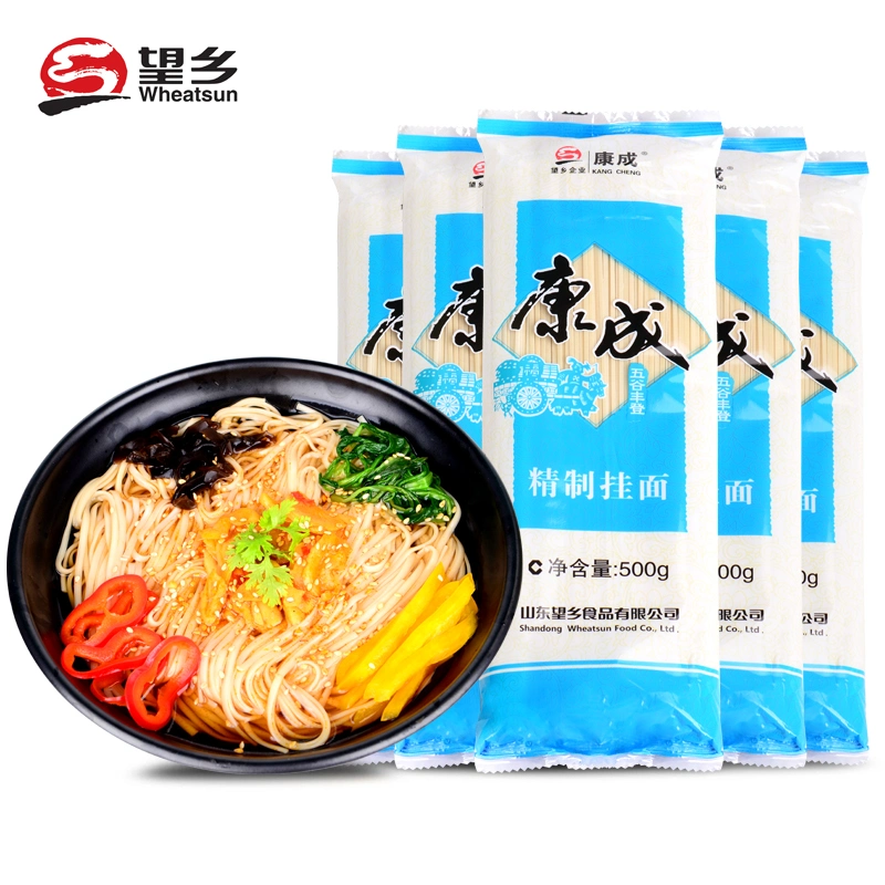 Manufacturing Wholesale Wheat Flour Kangcheng Noodles Ramen Food Instant Fine Dried Noodles