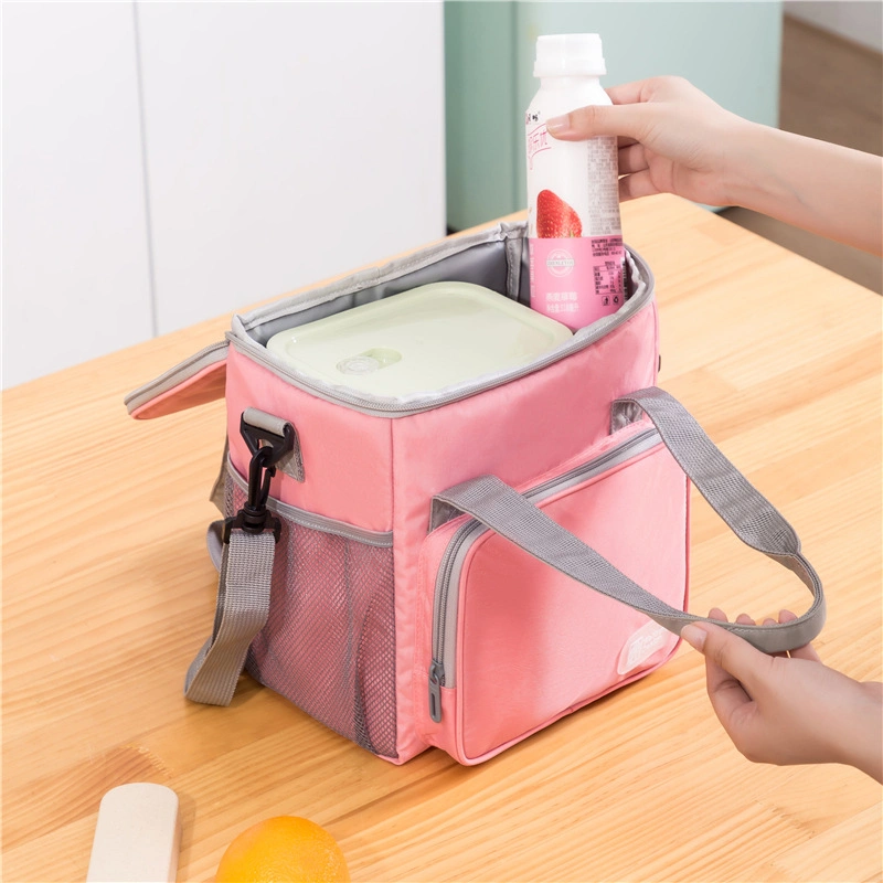 2023 New Circular Cooler Bag Fashion Picnic Food Keep Fresh Lunch Bag