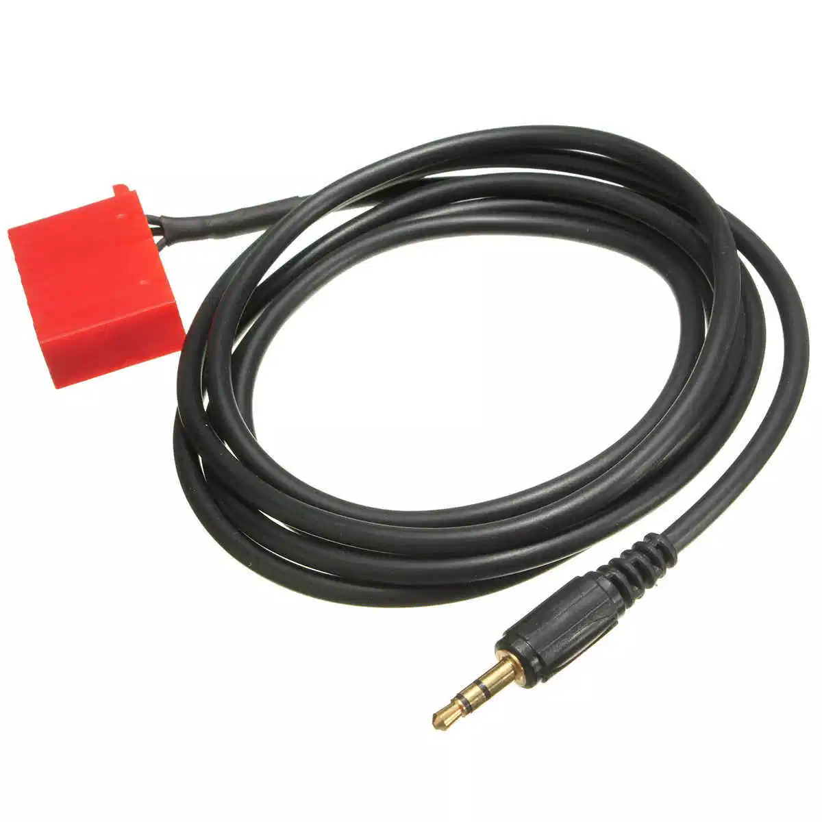 Car Aux-in Audio Cable 12V 3.5mm Jack to ISO Connector Auxiliary Input Adapter Aux Cable for FIAT Audio Cable