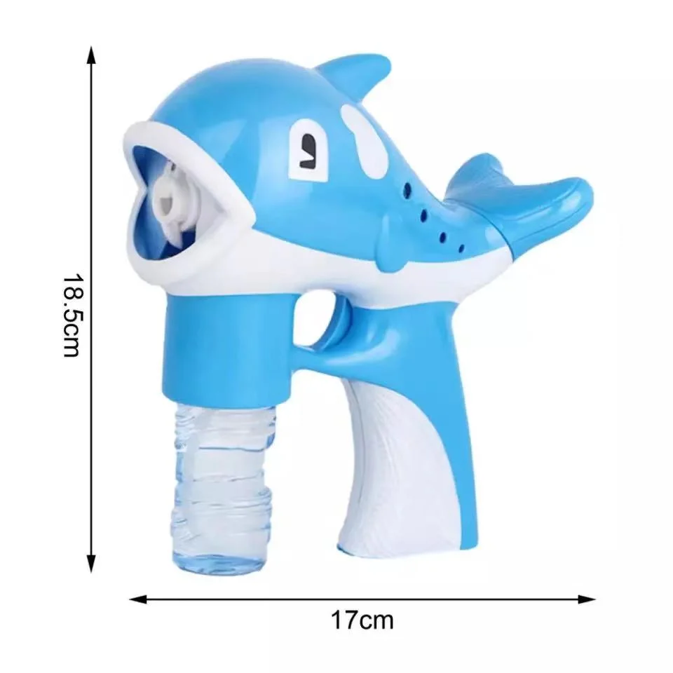 New Summer Kids Joyin Air Bubble Largue Super Plastic Shooting Spray Manual Machine Toy Soft Soap Blower Automatic in Bubble Gun