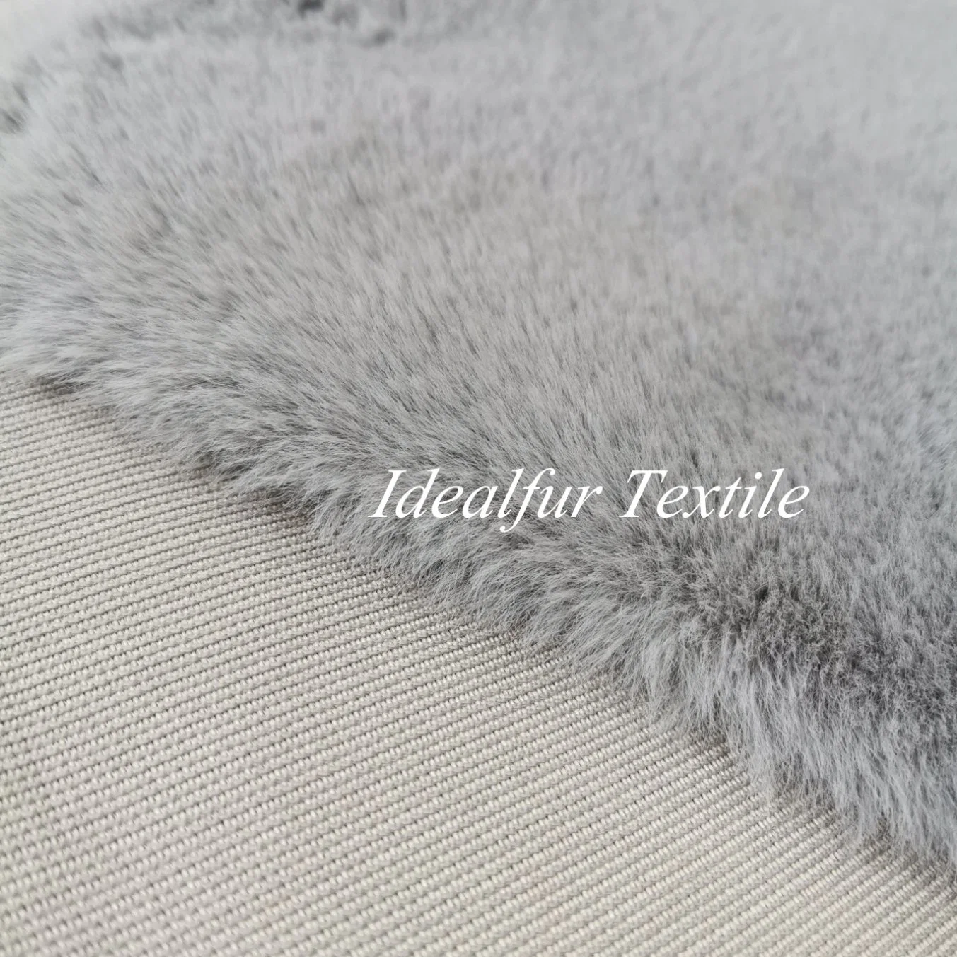 Smoky Gray Rabbit&#160; Fake Fabric Faux Fur