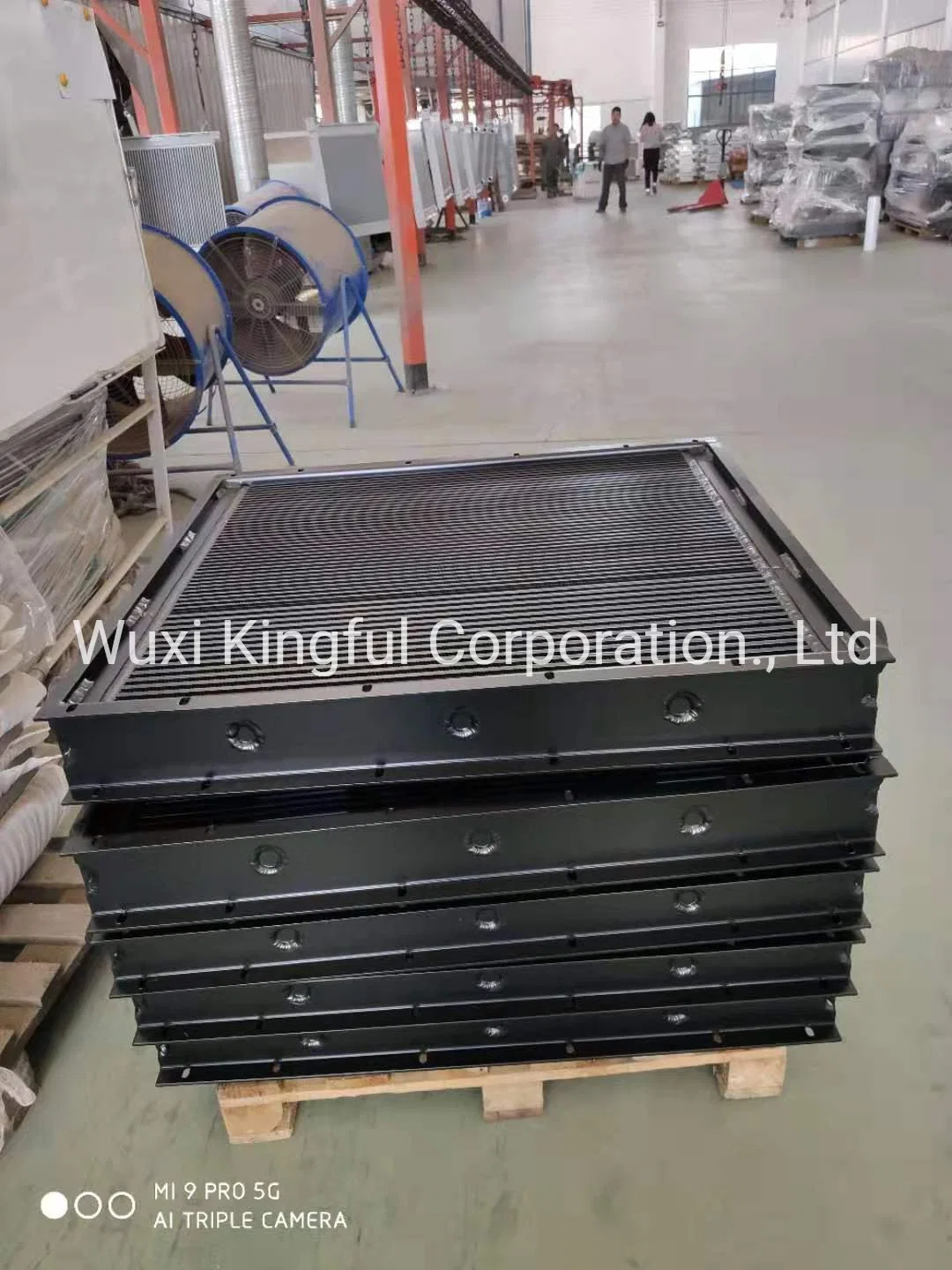 Screw Air Compressor Oil Cooler Air Oil Cooler Radiator Manufacture