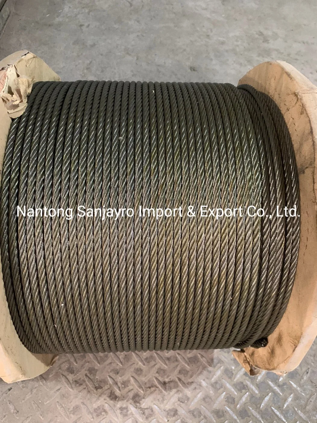 Self Colour Steel Wire Rope 6X37 with Yellow Grease