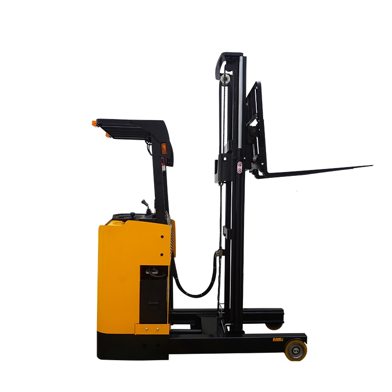 1t Stand up Hydraulic Forklift Electric Reach Stacker